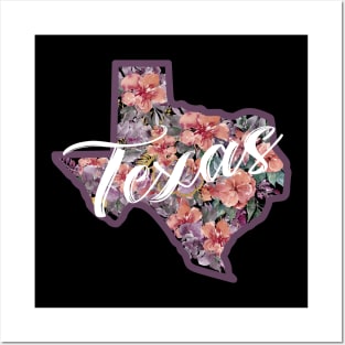 Texas Floral Posters and Art